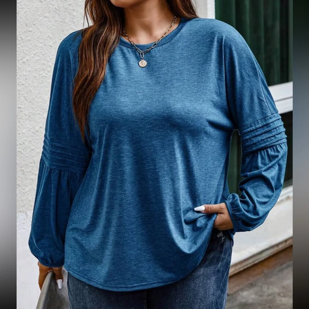 Boho bishop sleeve blouse_3